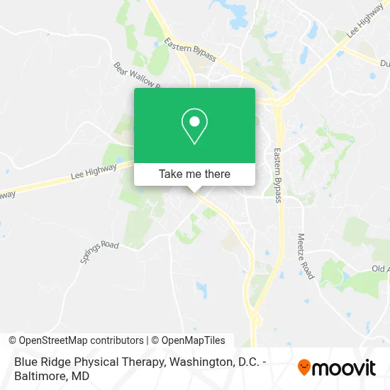 Blue Ridge Physical Therapy map