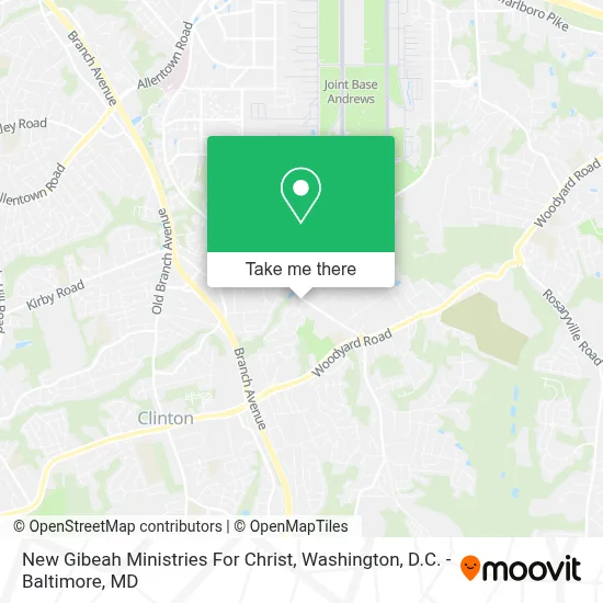 New Gibeah Ministries For Christ map