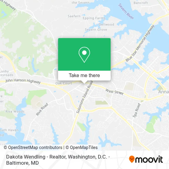 Dakota Wendling - Realtor map