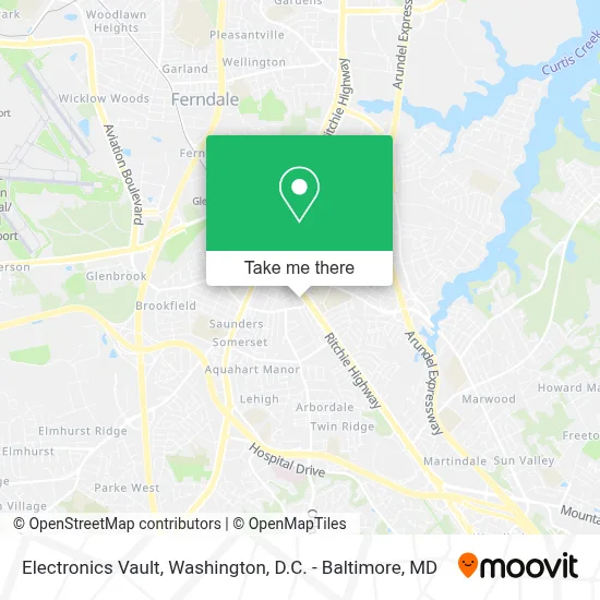 Electronics Vault map