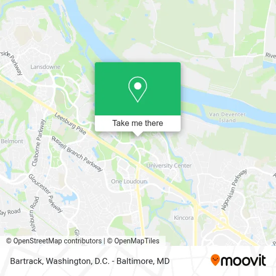 Bartrack map