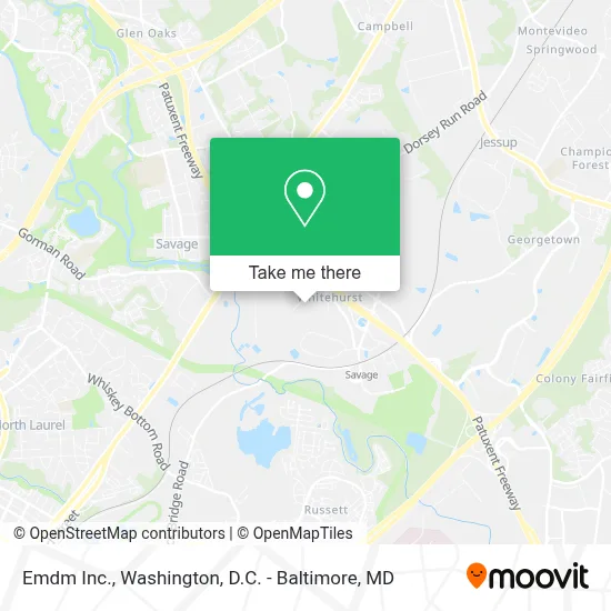 Emdm Inc. map