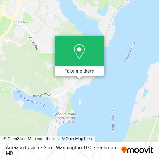 Amazon Locker - Spot map