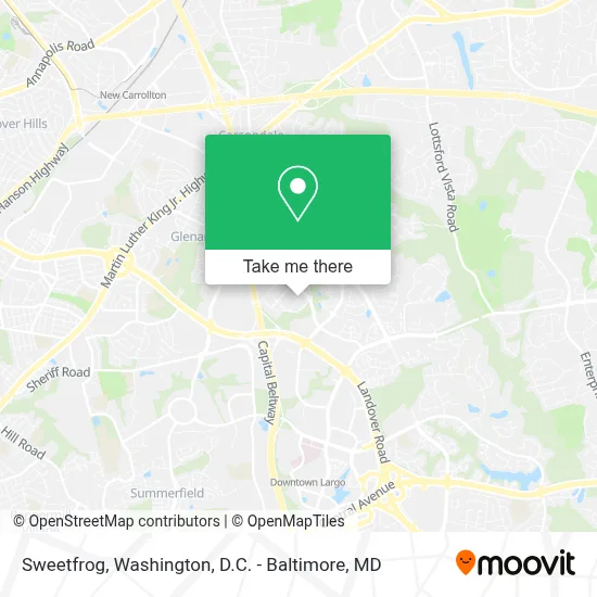 Sweetfrog map