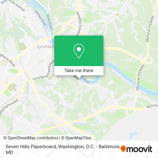 Seven Hills Paperboard map