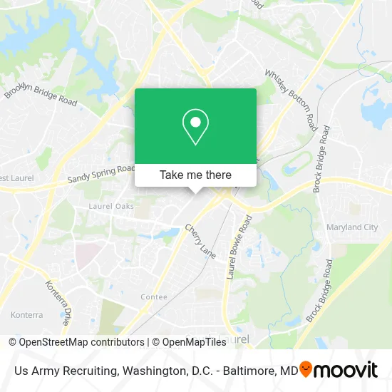 Us Army Recruiting map