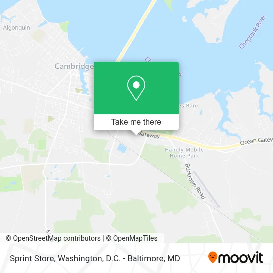 Sprint Store map