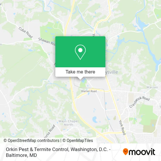 Orkin Pest & Termite Control map