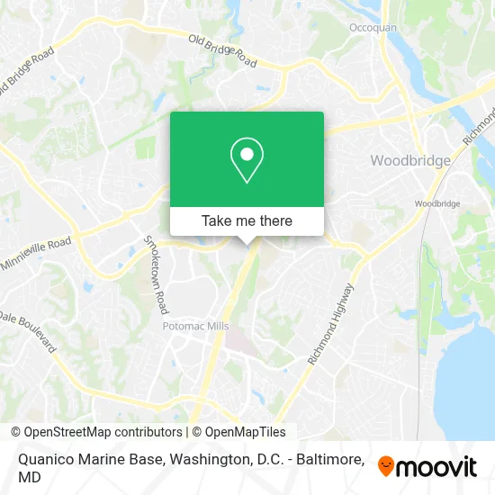 Quanico Marine Base map