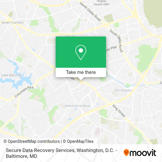Secure Data Recovery Services map