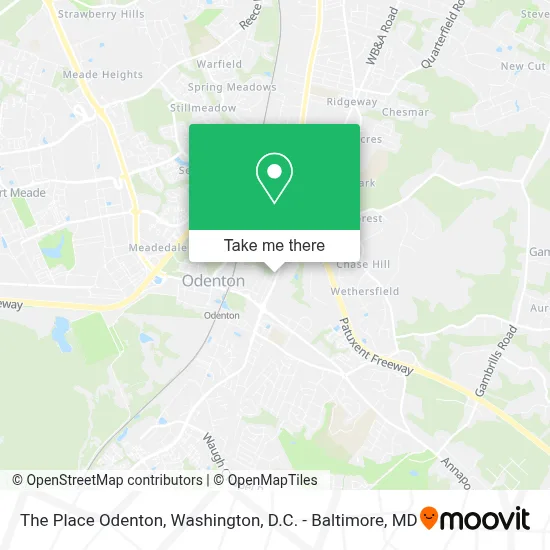 The Place Odenton map