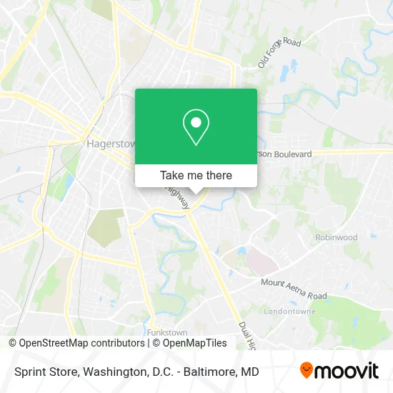 Sprint Store map