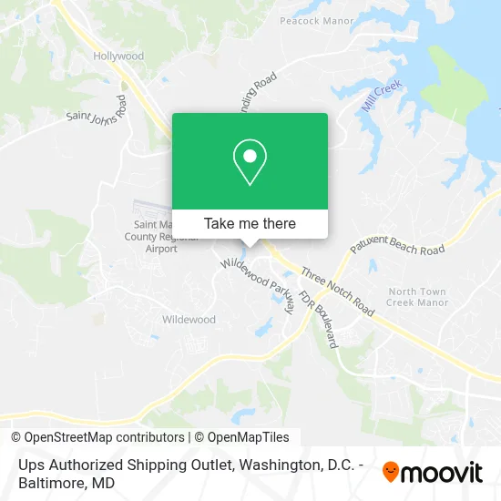Ups Authorized Shipping Outlet map