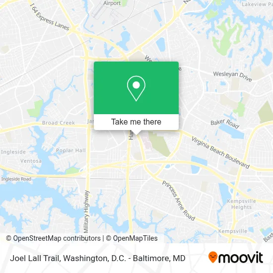 Joel Lall Trail map