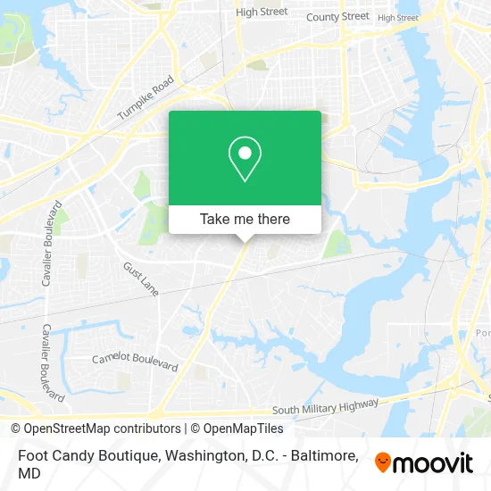 Foot Candy Boutique map