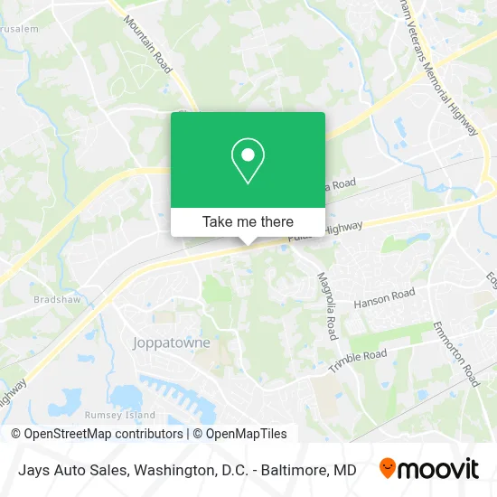 Jays Auto Sales map