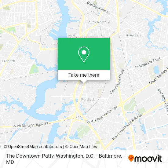 The Downtown Patty map