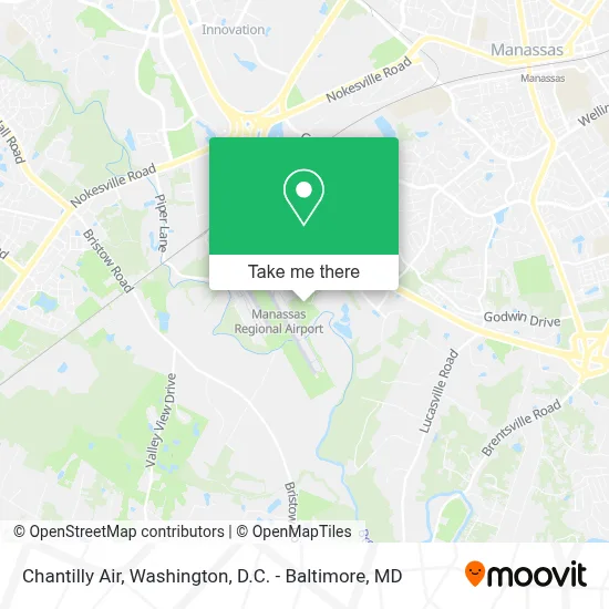 Chantilly Air map