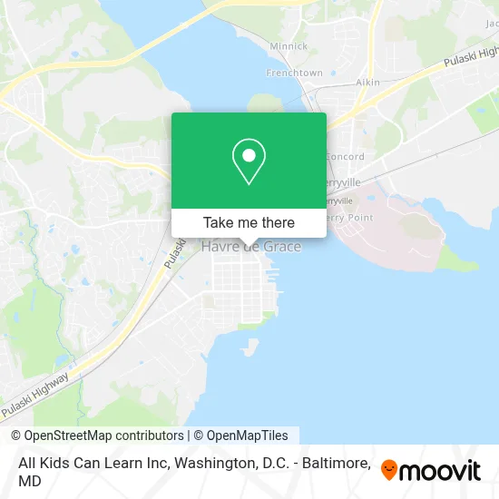 All Kids Can Learn Inc map