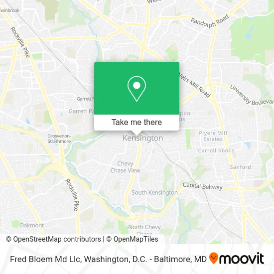 Fred Bloem Md Llc map