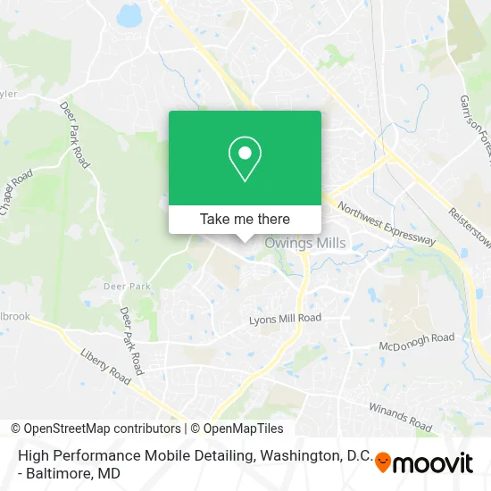 High Performance Mobile Detailing map