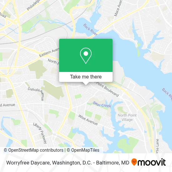 Worryfree Daycare map