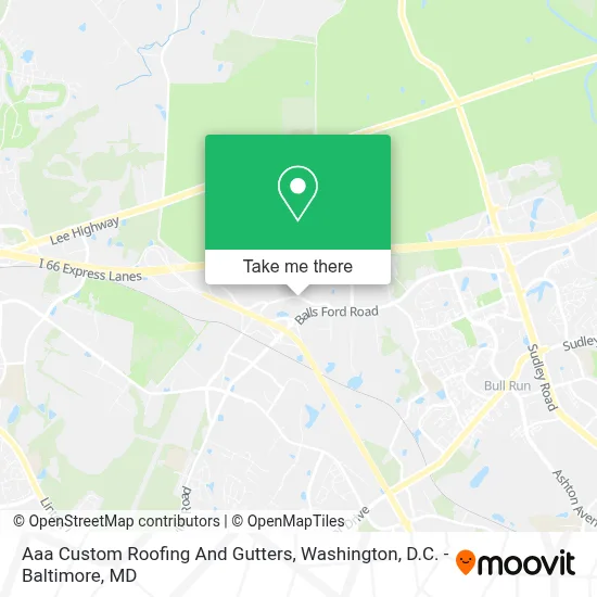 Aaa Custom Roofing And Gutters map