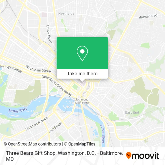 Three Bears Gift Shop map