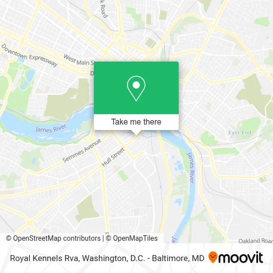 Royal Kennels Rva map