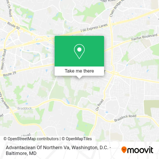 Advantaclean Of Northern Va map