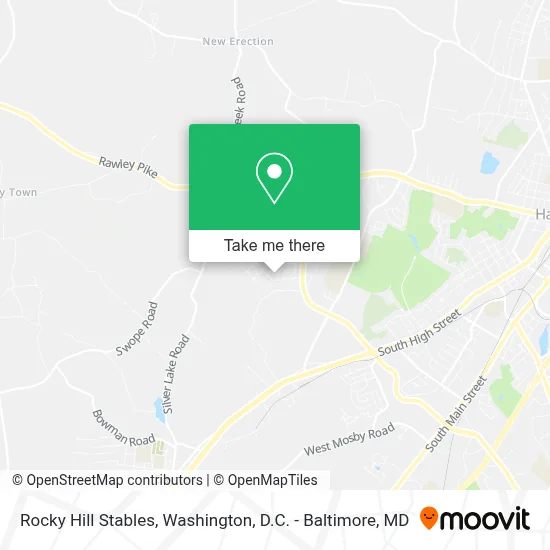 Rocky Hill Stables map