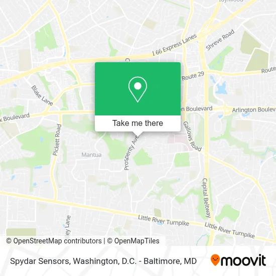 Spydar Sensors map