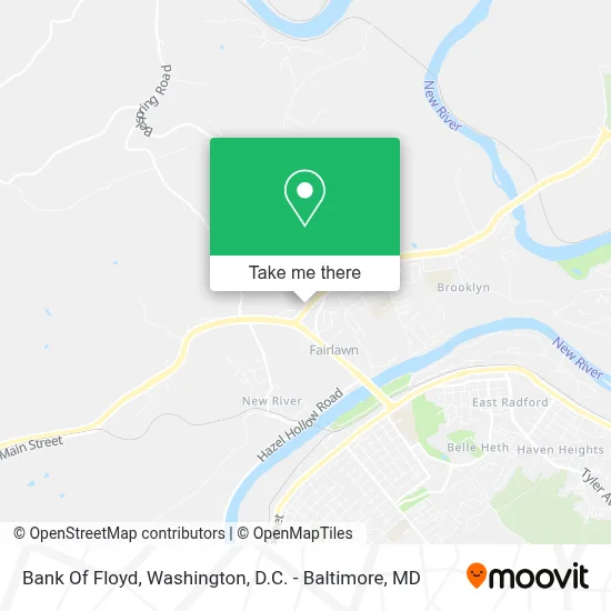 Bank Of Floyd map