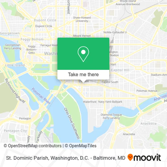 St. Dominic Parish map