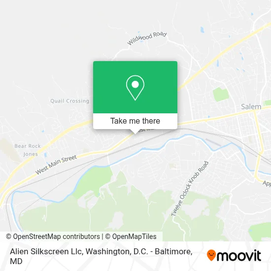 Alien Silkscreen Llc map
