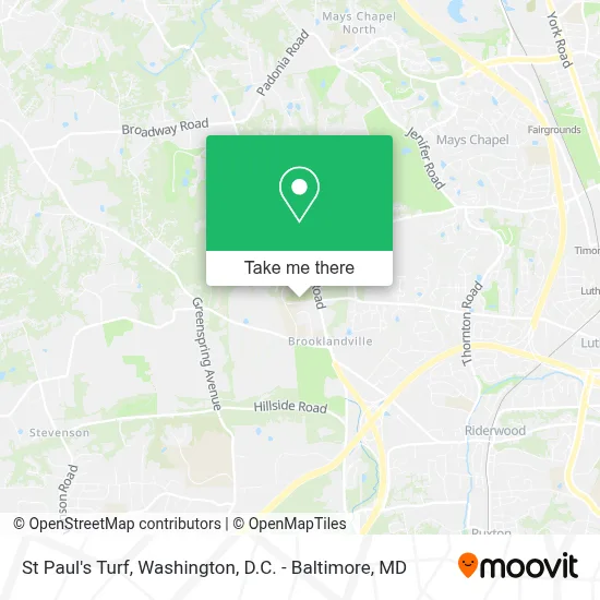 St Paul's Turf map