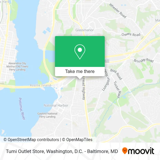 Tumi Outlet Store map