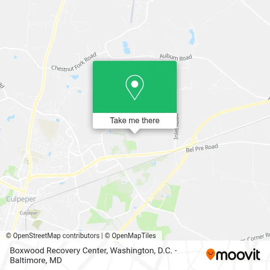 Boxwood Recovery Center map