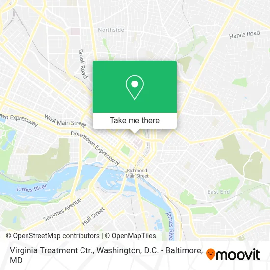 Virginia Treatment Ctr. map
