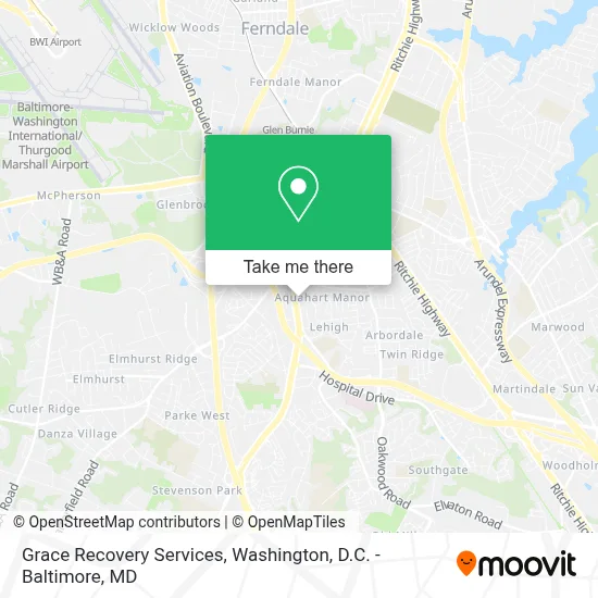 Grace Recovery Services map