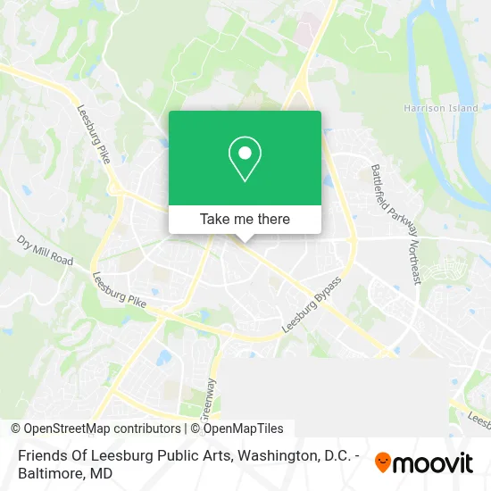 Friends Of Leesburg Public Arts map