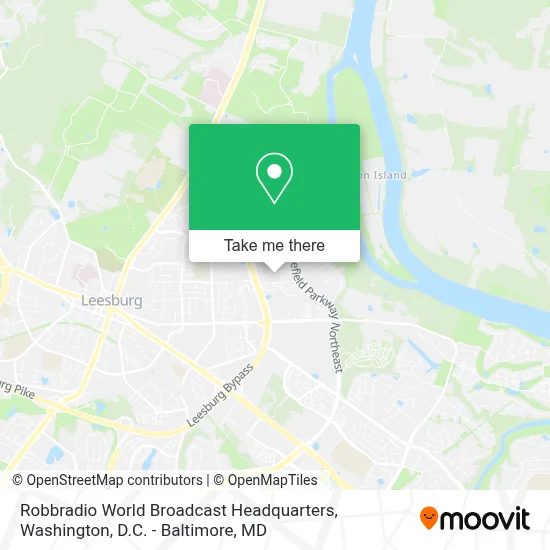 Robbradio World Broadcast Headquarters map