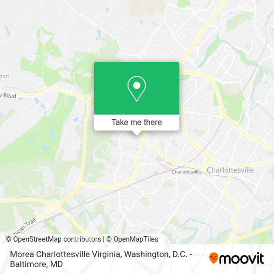 Morea Charlottesville Virginia map