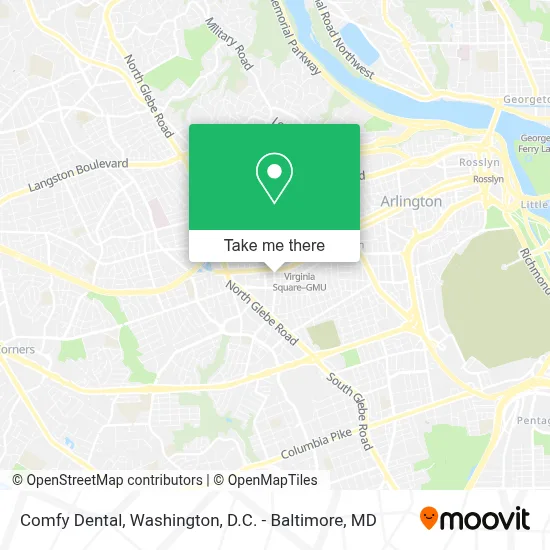 Comfy Dental map