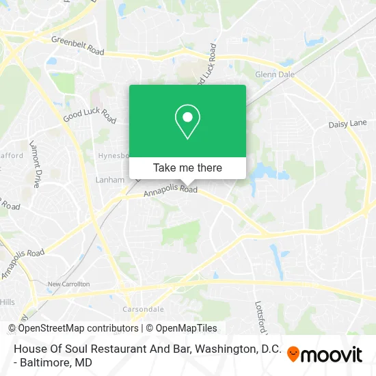 House Of Soul Restaurant And Bar map