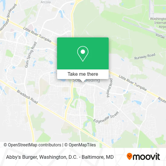 Abby's Burger map