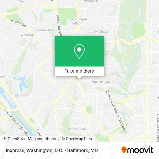 Inxpress map