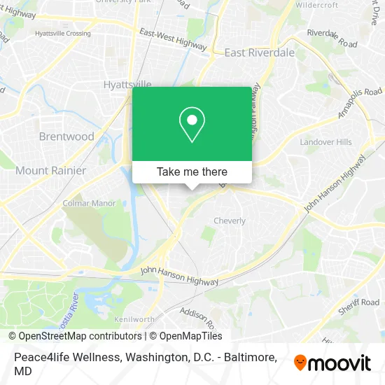 Peace4life Wellness map
