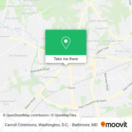 Carroll Commons map