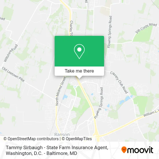 Tammy Sirbaugh - State Farm Insurance Agent map